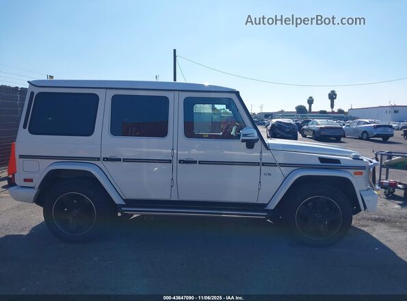 WDCYC3KF2GX247111 2016 MERCEDES-BENZ G 550 White Widok wnętrza z tyłu