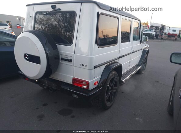 WDCYC7DF0HX280193 2017 MERCEDES-BENZ AMG G 63 Белый Задняя правая четверть