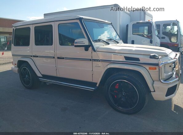 WDCYC7DF4HX278222 2017 MERCEDES-BENZ AMG G 63 Tan Rear interior view