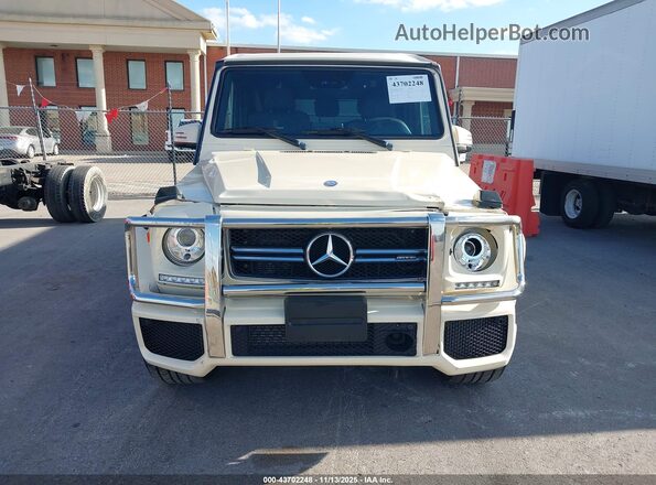 WDCYC7DF4HX278222 2017 MERCEDES-BENZ AMG G 63 Tan Instrument cluster view