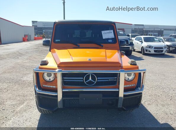 WDCYC7DHXJX288633 2018 MERCEDES-BENZ AMG G 63 Orange Вид спереду