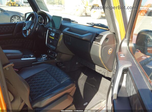 WDCYC7DHXJX288633 2018 MERCEDES-BENZ AMG G 63 Orange Вид салону спереду