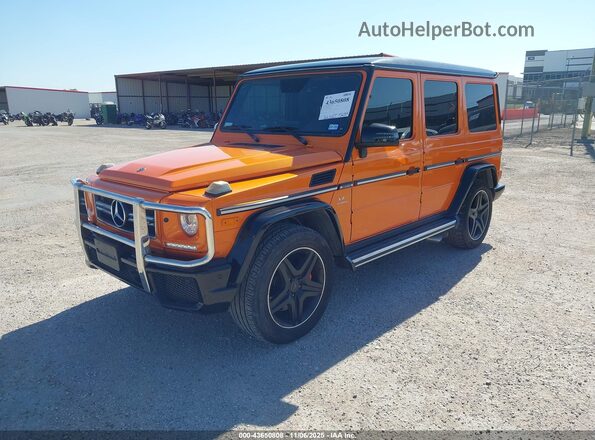 WDCYC7DHXJX288633 2018 MERCEDES-BENZ AMG G 63 Orange Передня ліва чверть