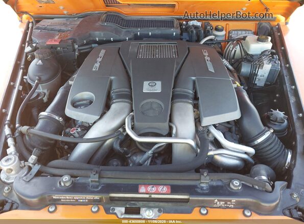 WDCYC7DHXJX288633 2018 MERCEDES-BENZ AMG G 63 Orange Вид ззаду