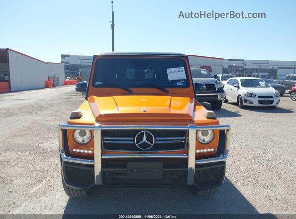 WDCYC7DHXJX288633 2018 MERCEDES-BENZ AMG G 63 Orange Вид щитка приладів