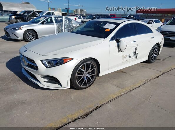 WDD2J5JB7KA037293 2019 MERCEDES-BENZ CLS-CLASS White Front left