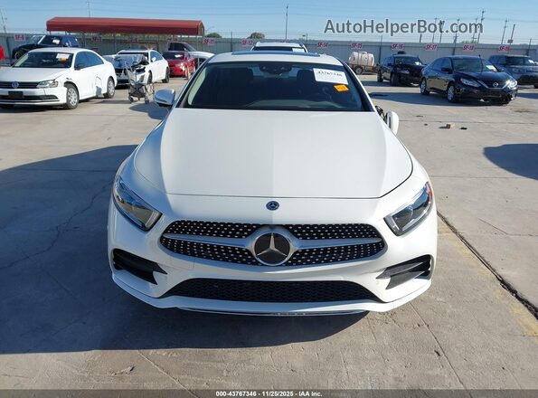 WDD2J5JB7KA037293 2019 MERCEDES-BENZ CLS-CLASS White Instrument cluster view