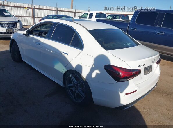 WDD3G4EB2KW001800 2019 MERCEDES-BENZ A 220 White Հետևի ձախ
