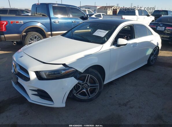 WDD3G4EB2KW001800 2019 MERCEDES-BENZ A 220 White Առջևի ձախ երեք քառորդ տեսարան
