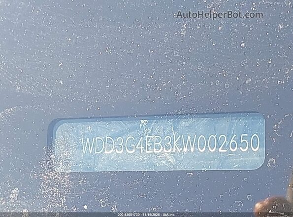 WDD3G4EB3KW002650 2019 MERCEDES-BENZ A 220 Gray Engine compartment view