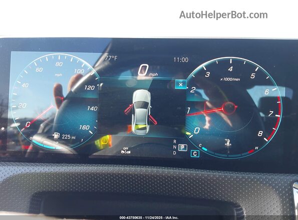 WDD3G4EB8KW019203 2019 MERCEDES-BENZ A 220 Gray Rear seats view