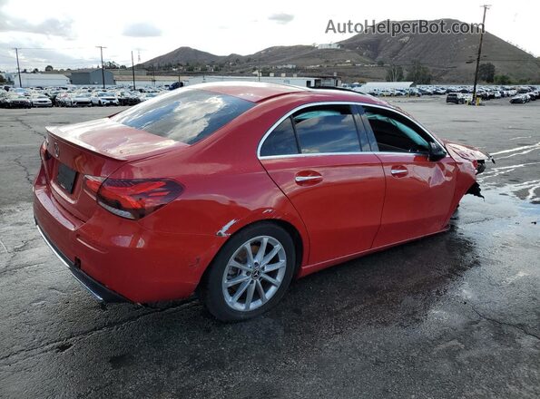 WDD3G4EBXLW039003 2020 MERCEDES-BENZ A Red Rear right