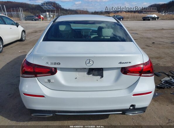 WDD3G4FB8LW041900 2020 MERCEDES-BENZ A 220 White 