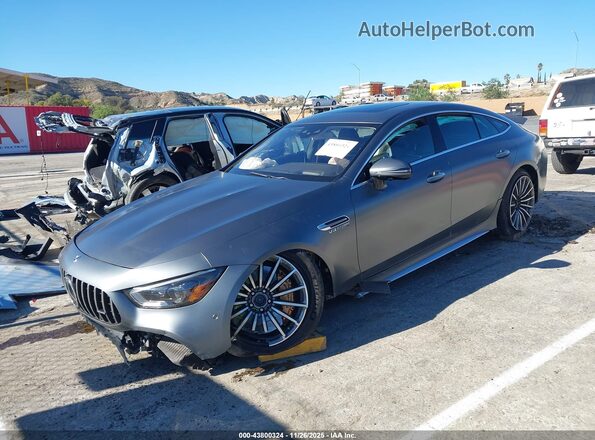 WDD7X8KB0KA004642 2019 MERCEDES-BENZ AMG GT 63 4-DOOR COUPE Gray Առջևի ձախ երեք քառորդ տեսարան