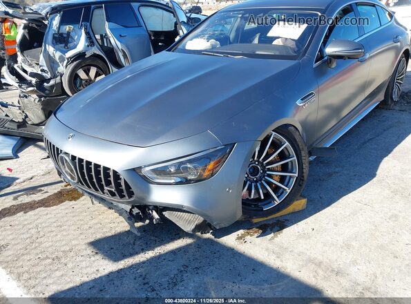 WDD7X8KB0KA004642 2019 MERCEDES-BENZ AMG GT 63 4-DOOR COUPE Gray Դիմացի տեսք