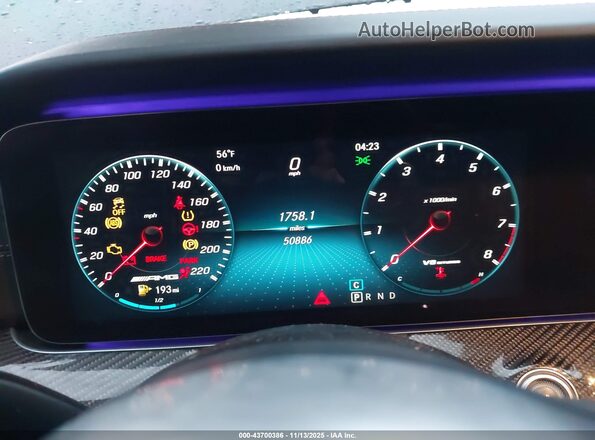 WDD7X8KB6KA004614 2019 MERCEDES-BENZ AMG GT 63 4-DOOR COUPE Черный Вид задних сидений