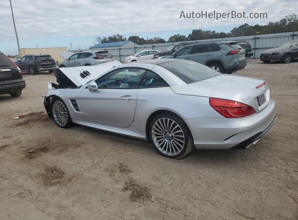 WDDJK6GAXJF051252 2018 MERCEDES-BENZ SL Серебряный Задняя левая четверть