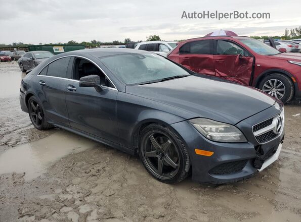 WDDLJ6FB9GA183575 2016 MERCEDES-BENZ CLS-CLASS Gray Front right