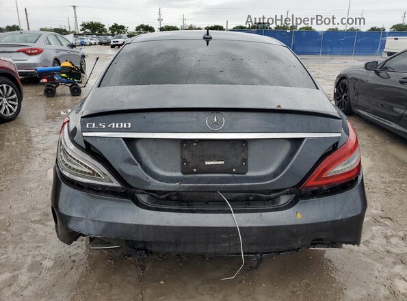 WDDLJ6FB9GA183575 2016 MERCEDES-BENZ CLS-CLASS Gray Rear view