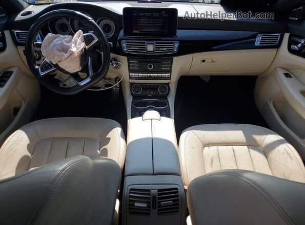 WDDLJ7DB3HA200378 2017 MERCEDES-BENZ CLS-CLASS Black Առջևի վահանակի տեսք