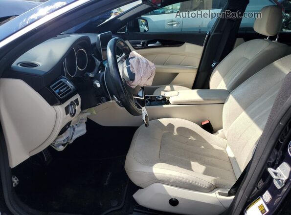 WDDLJ7DB3HA200378 2017 MERCEDES-BENZ CLS-CLASS Black Սալոնի դիմացի տեսք