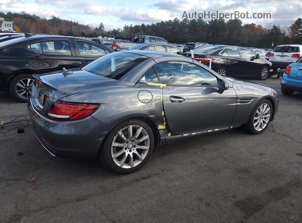 WDDPK3JA0HF136967 2017 MERCEDES-BENZ SLC Серый Задняя правая четверть