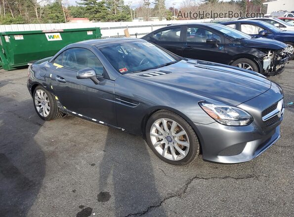 WDDPK3JA0HF136967 2017 MERCEDES-BENZ SLC Серый Передняя правая четверть