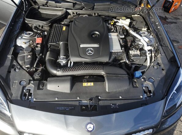 WDDPK3JA0HF136967 2017 MERCEDES-BENZ SLC Серый Вид задней части салона