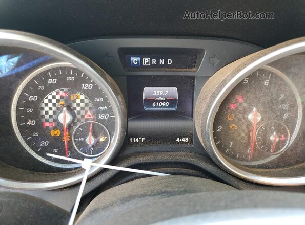 WDDPK3JA5HF139010 2017 MERCEDES-BENZ SLC Серый Вид щитка приборов