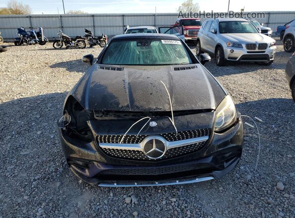 WDDPK3JA9HF129029 2017 MERCEDES-BENZ SLC Black Դիմացի տեսք