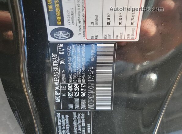 WDDPK3JAXGF123464 2016 MERCEDES-BENZ SLK Black Вид підкапотного простору