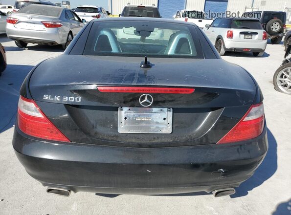 WDDPK3JAXGF123464 2016 MERCEDES-BENZ SLK Black Вид ззаду