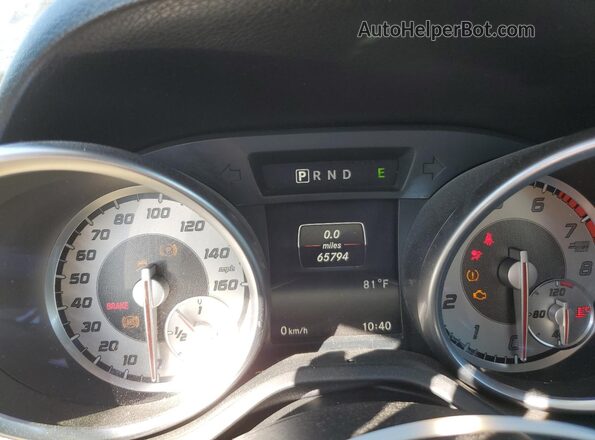 WDDPK3JAXGF123464 2016 MERCEDES-BENZ SLK Black Вид щитка приладів