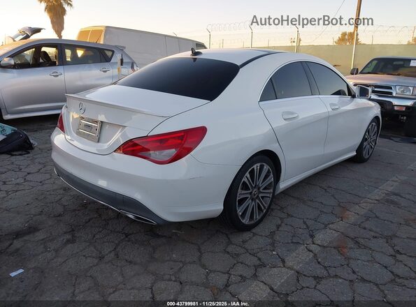 WDDSJ4EB2JN681165 2018 MERCEDES-BENZ CLA 250 White Trasero derecho