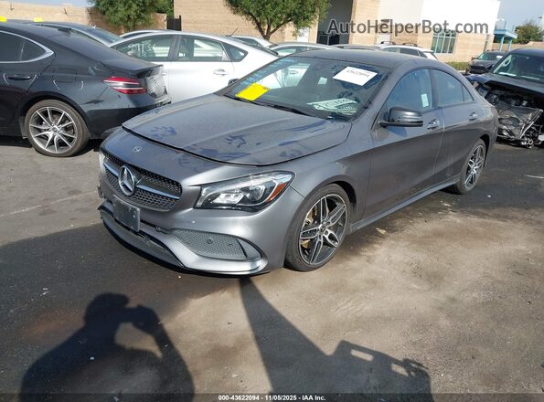 WDDSJ4EB2KN723366 2019 MERCEDES-BENZ CLA 250 Серый Передняя левая четверть
