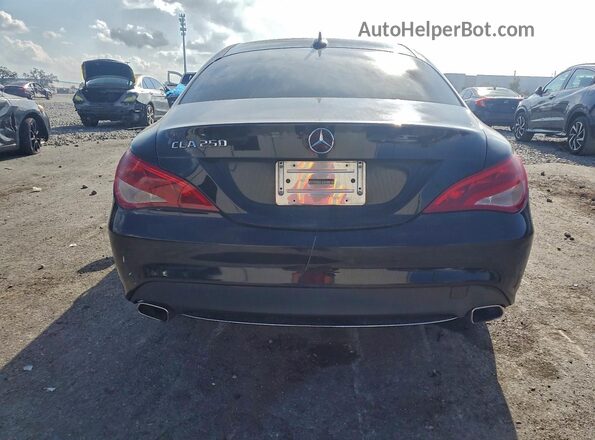 WDDSJ4EB6GN287449 2016 MERCEDES-BENZ CLA-CLASS Black Вид ззаду