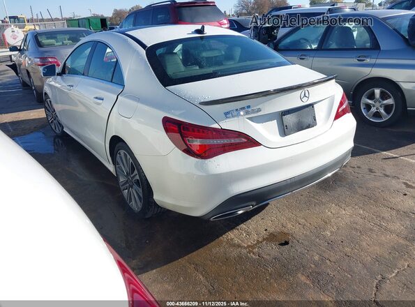 WDDSJ4EB6JN518440 2018 MERCEDES-BENZ CLA 250 White Trasero izquierdo