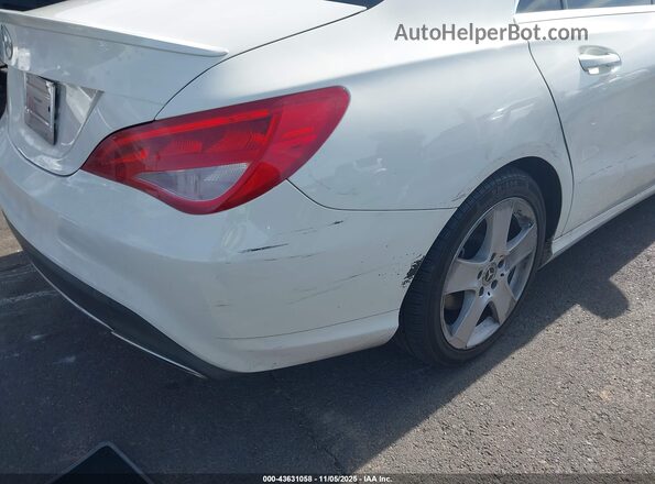 WDDSJ4EB6JN611314 2018 MERCEDES-BENZ CLA 250 Белый 