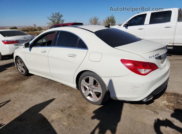 WDDSJ4EB7GN292286 2016 MERCEDES-BENZ CLA-CLASS White Trasero izquierdo