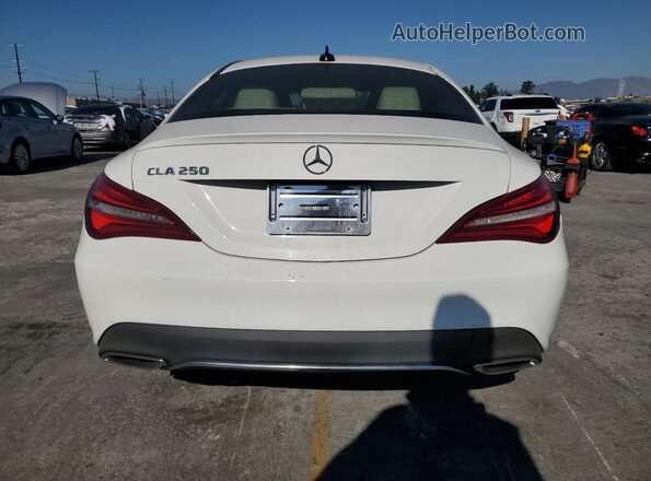 WDDSJ4EB9KN752444 2019 MERCEDES-BENZ CLA-CLASS White Вид ззаду