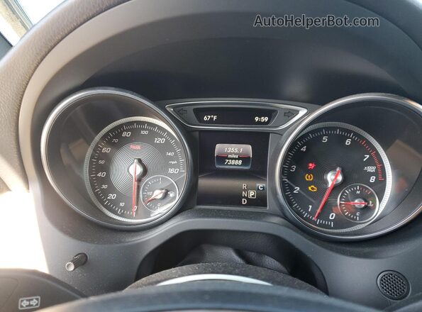 WDDSJ4EB9KN752444 2019 MERCEDES-BENZ CLA-CLASS White Вид щитка приладів
