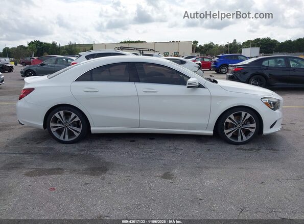 WDDSJ4EBXKN722126 2019 MERCEDES-BENZ CLA 250 White Rear interior view