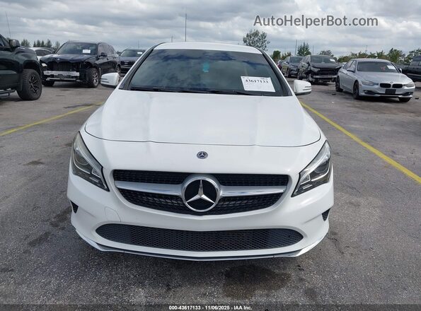 WDDSJ4EBXKN722126 2019 MERCEDES-BENZ CLA 250 White Instrument cluster view