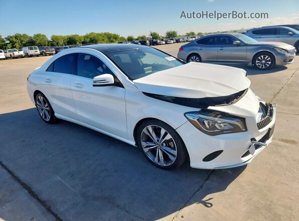WDDSJ4EBXKN755661 2019 MERCEDES-BENZ CLA-CLASS White Przód prawy
