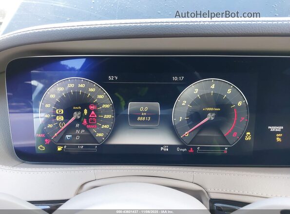 WDDUG6EB0LA524991 2020 MERCEDES-BENZ S-CLASS Черный Вид задних сидений