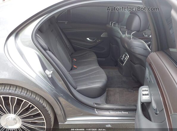 WDDUG6EB2JA345767 2018 MERCEDES-BENZ S-CLASS Gray Widok naklejki z numerem VIN