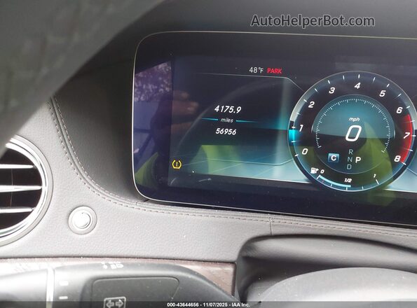 WDDUG6EB2JA345767 2018 MERCEDES-BENZ S-CLASS Gray Widok tylnych siedzeń