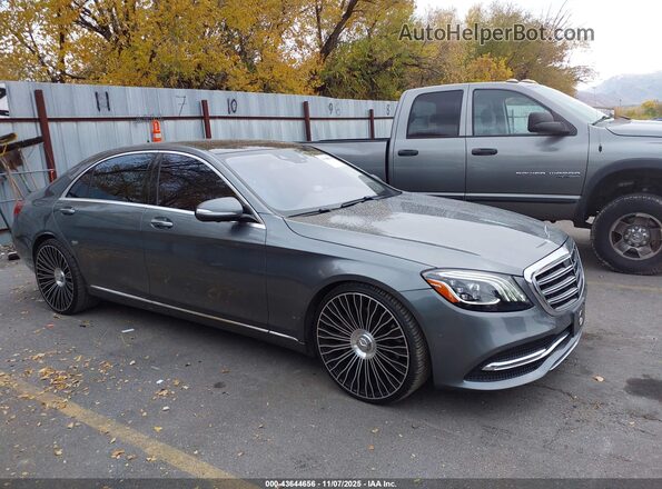 WDDUG6EB2JA345767 2018 MERCEDES-BENZ S-CLASS Gray Widok wnętrza z tyłu