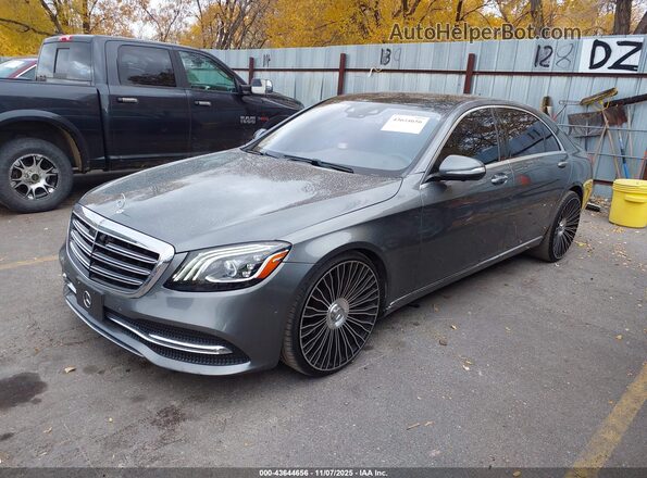 WDDUG6EB2JA345767 2018 MERCEDES-BENZ S-CLASS Gray Przód lewy