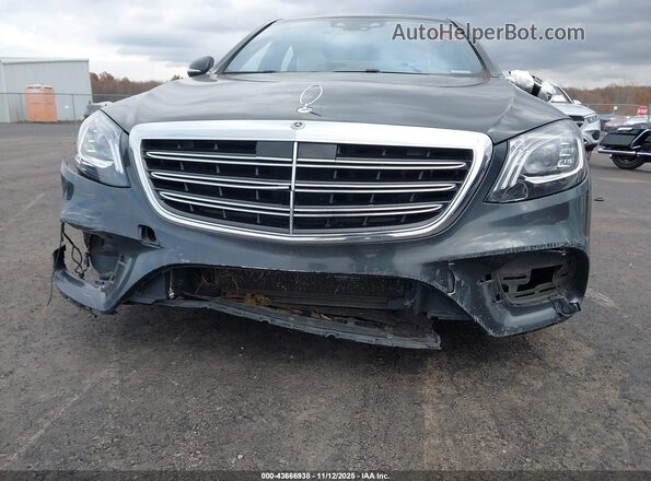 WDDUG6EB3JA347026 2018 MERCEDES-BENZ S-CLASS Black Widok z przodu